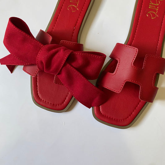 sandalia h rojo